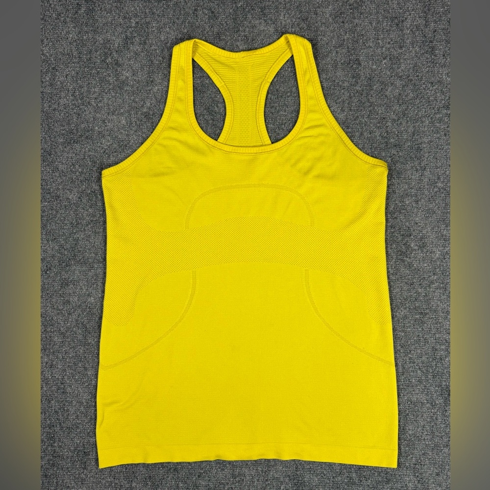 Lululemon Swiftly Tech Racerback Tank Top Size 12 Yellow
